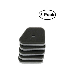MOWFILL pack of five air filters ready for storage and replacement