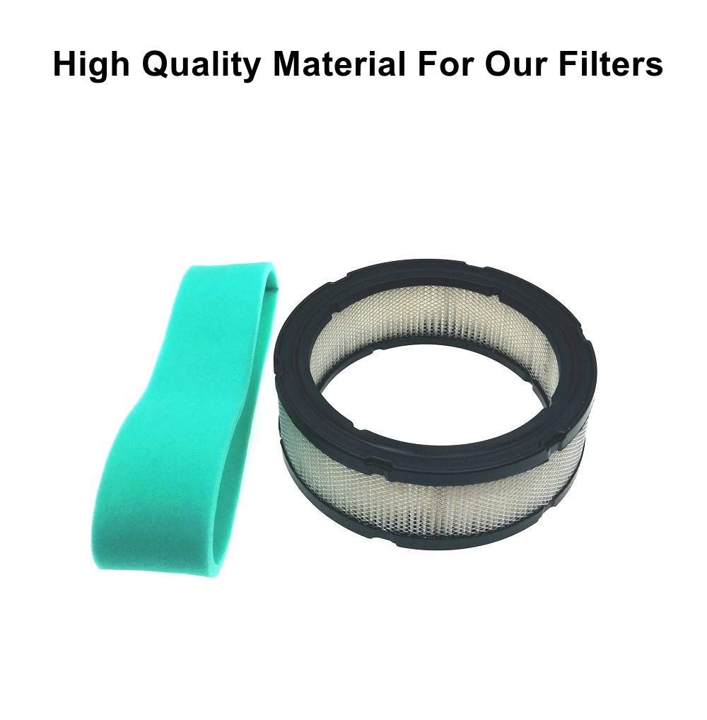 MOWFILL packaged air filter set with pre-filter, ready for storage