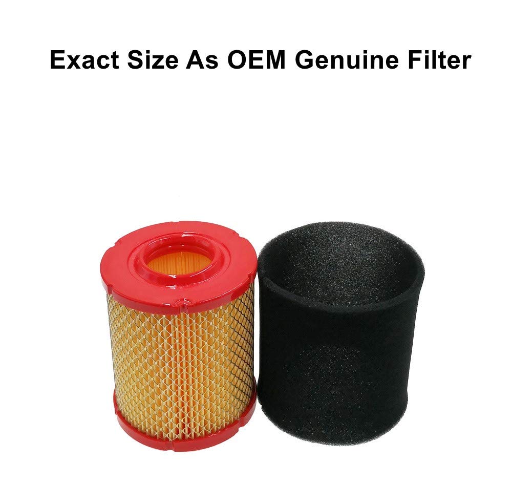 MOWFILL pre-filter included boosts filtration and dust capture during mowing.