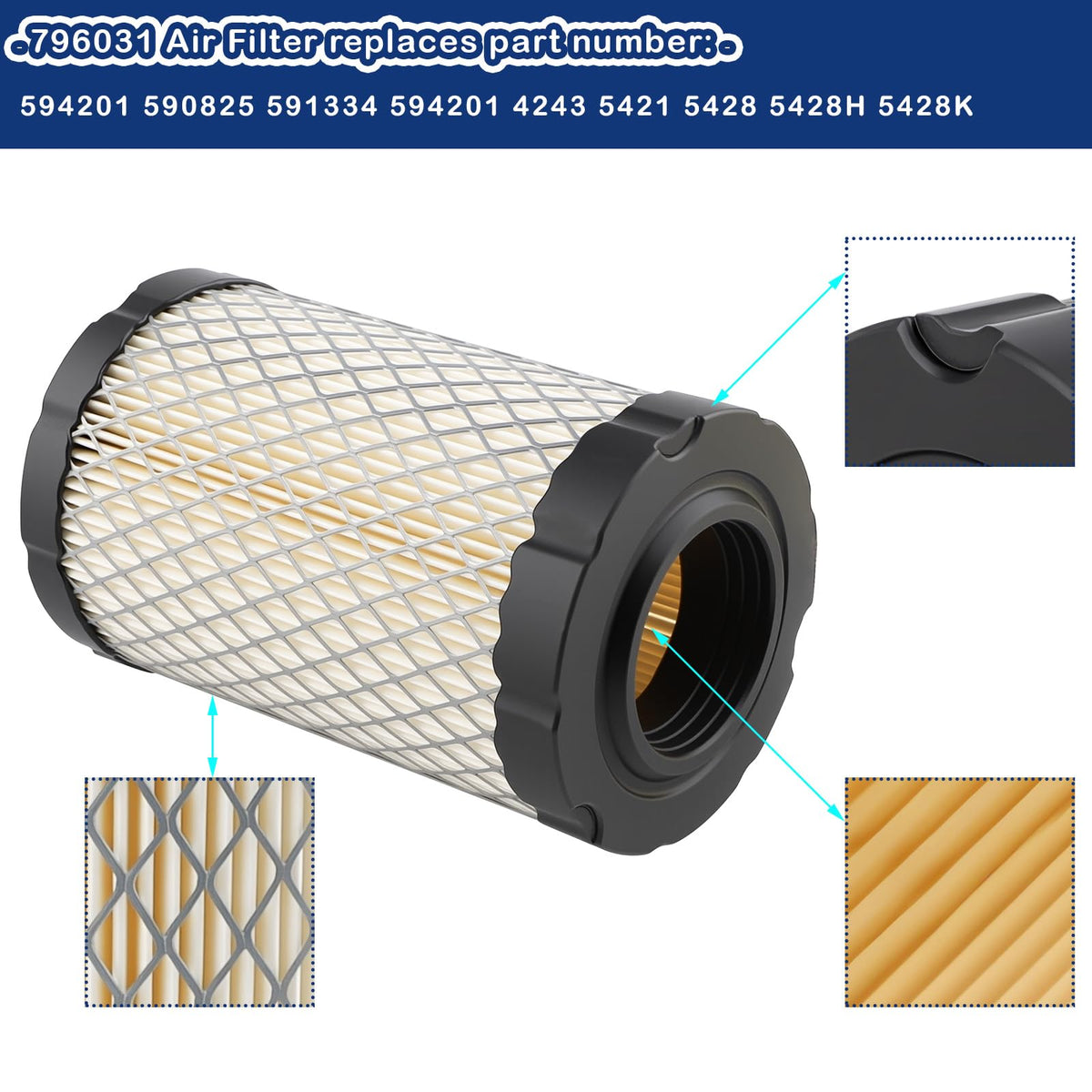 Mowtiler 796031 fuel filter demonstrates clean fuel delivery for starts.