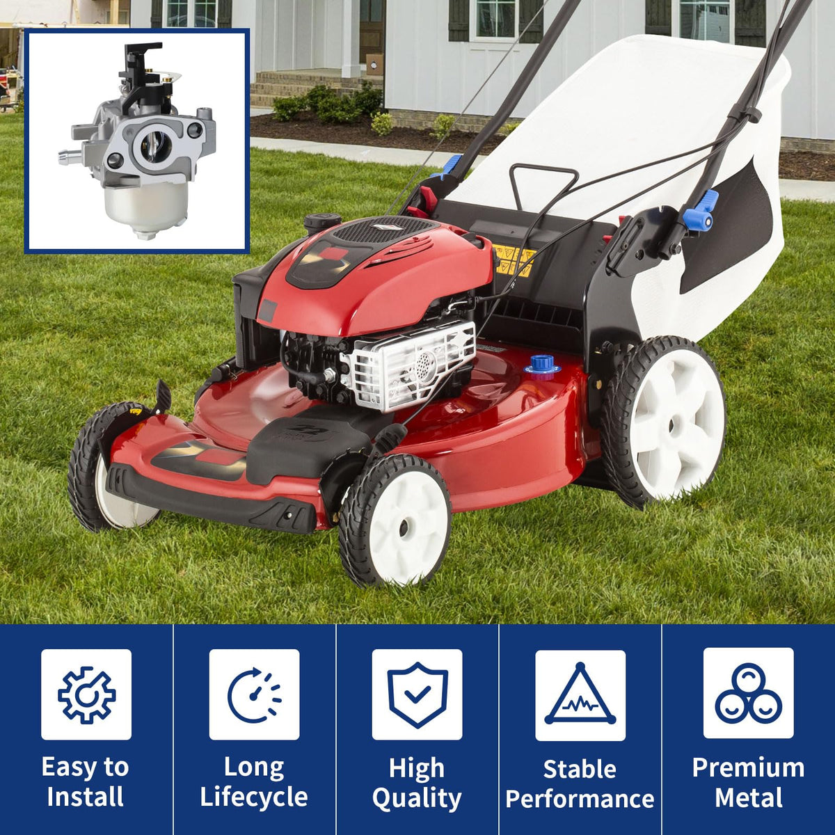 Mowtiler Kohler XT650/XT675 engine fit demonstrates broad compatibility.