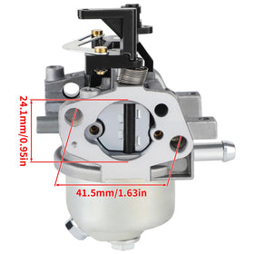 Mowtiler vacuum choke pull-off design aids starting and throttle control.