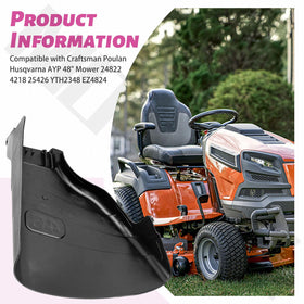 MOWZXL Deflector Chute wear-resistance illustration on grassy terrain
