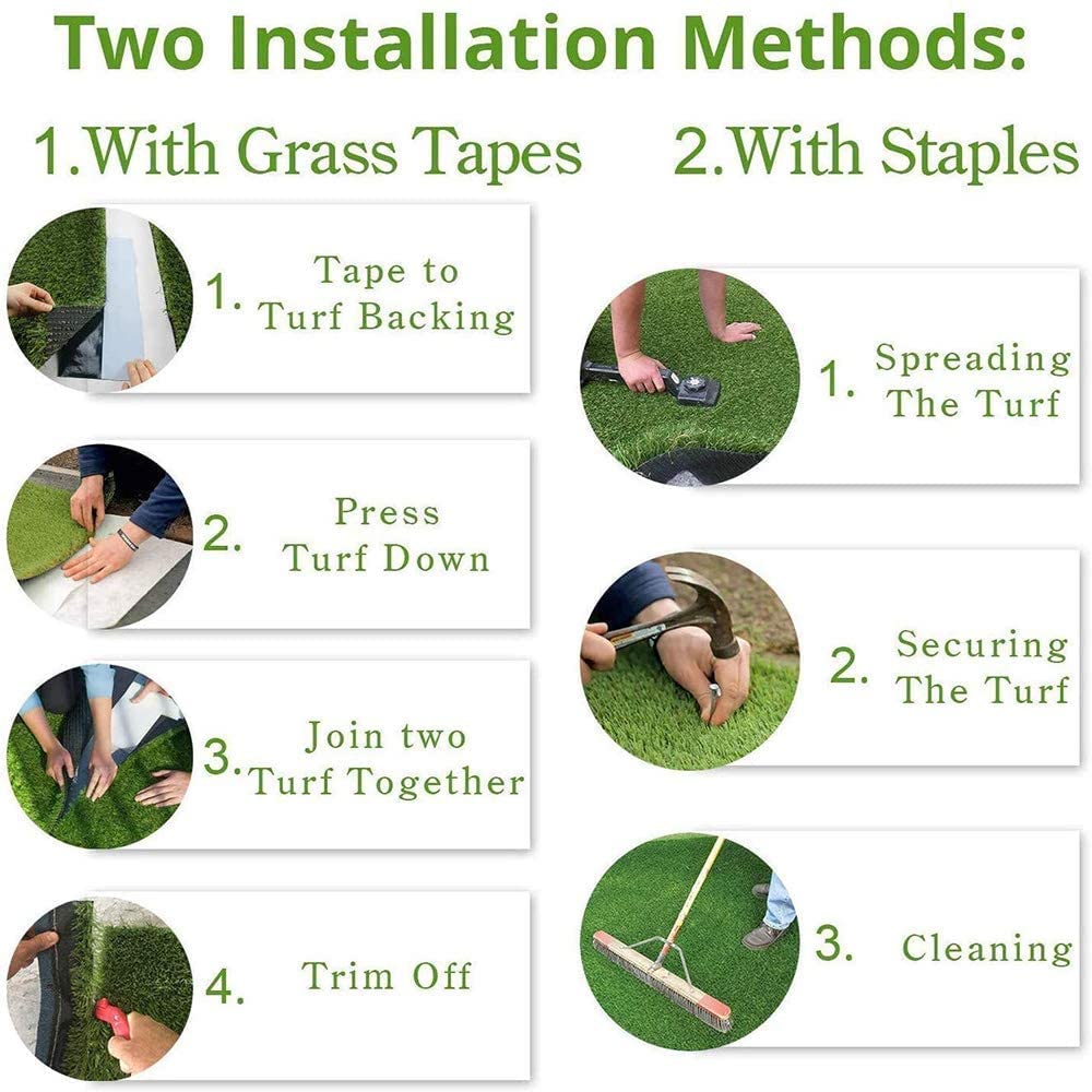 Moxie Direct artificial grass turf; easy to clean and low maintenance.