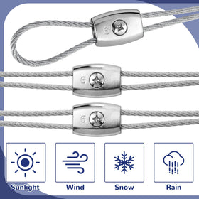 Moxweyeni 6mm poly rope entering the connector for easy attachment