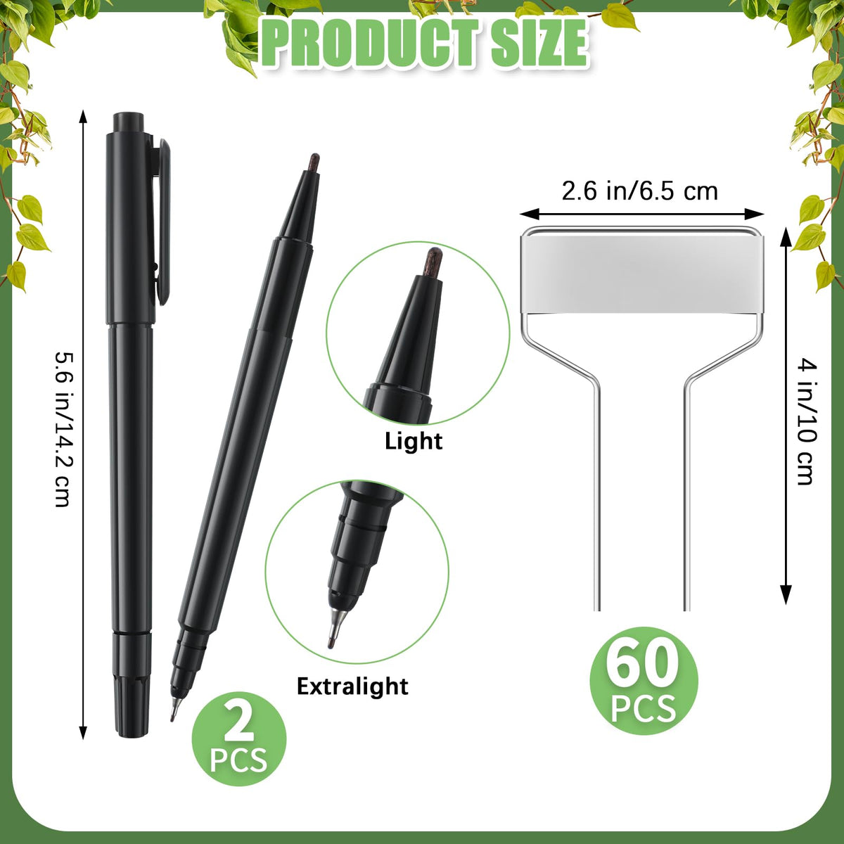 Moxweyeni aluminum plant label stake demonstrates durable, weather-resistant 4-inch markers.