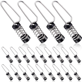 Moxweyeni boat flag clips in stainless steel resist saltwater corrosion.