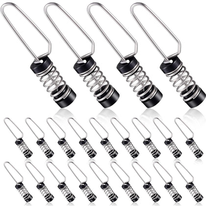 Moxweyeni boat flag clips in stainless steel resist saltwater corrosion.