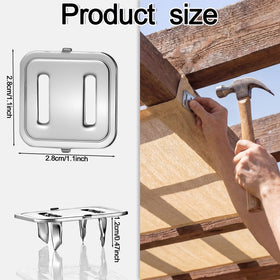 Moxweyeni galvanized fasteners with rust-resistant finish for outdoor use
