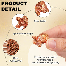 Moxweyeni gold-colored copper disk leverages 98% copper for steady purification in outdoor bowls.
