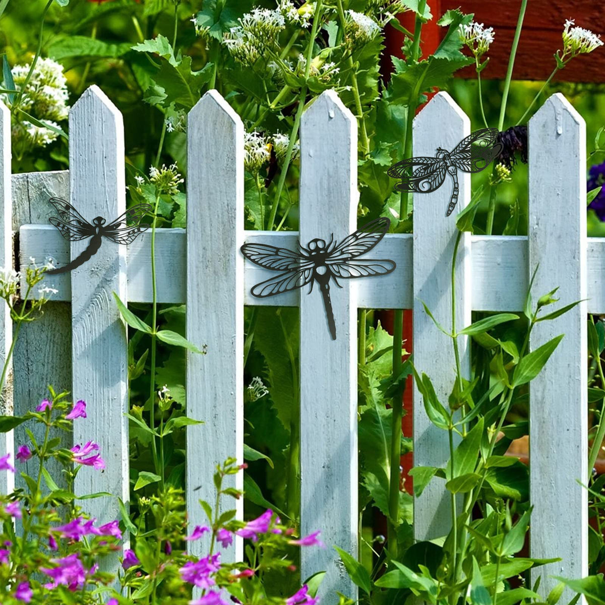 Moxweyeni metal dragonfly wall art design 01 elevates garden decor.