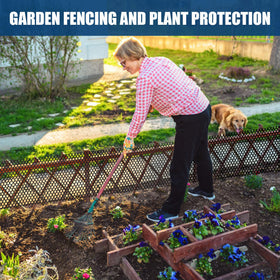 Moyios portable-roll mesh is easy to move between garden sites.