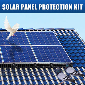 Moyios easy-cut mesh enabling quick installation around panels