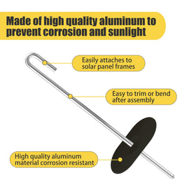 Moyios wide netting compatibility supports diverse solar panel setups