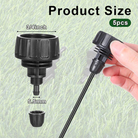Mozeat Lens 1-4in drip tubing barb connector enables secure high-pressure performance