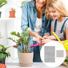 Mozeat Lens indoor outdoor use mesh keeps soil in pots.