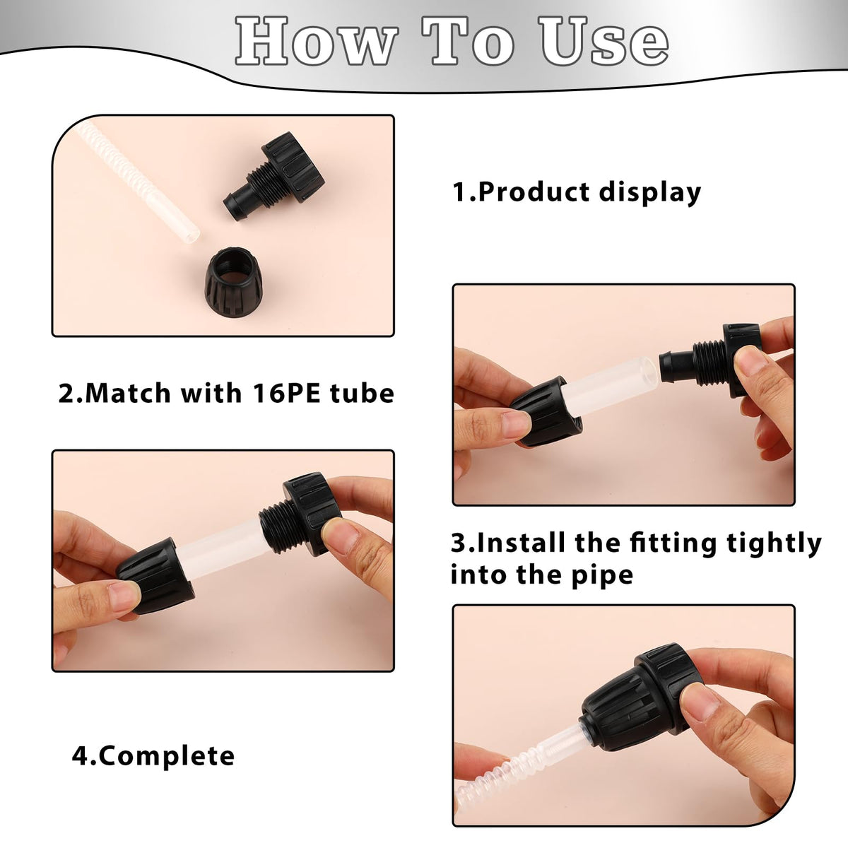 Mozeat Lens preinstalled rubber washer ensures a tight seal.