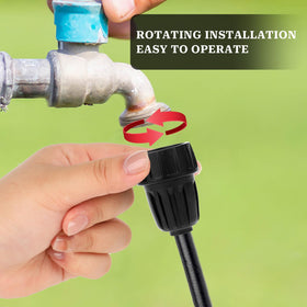 Mozeat Lens wide compatibility fits most 3/4 inch hoses and 1/2 inch tubing.