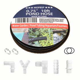 MPOBSP corrugated pond tubing outer view demonstrates flexible design for ponds and fountains.