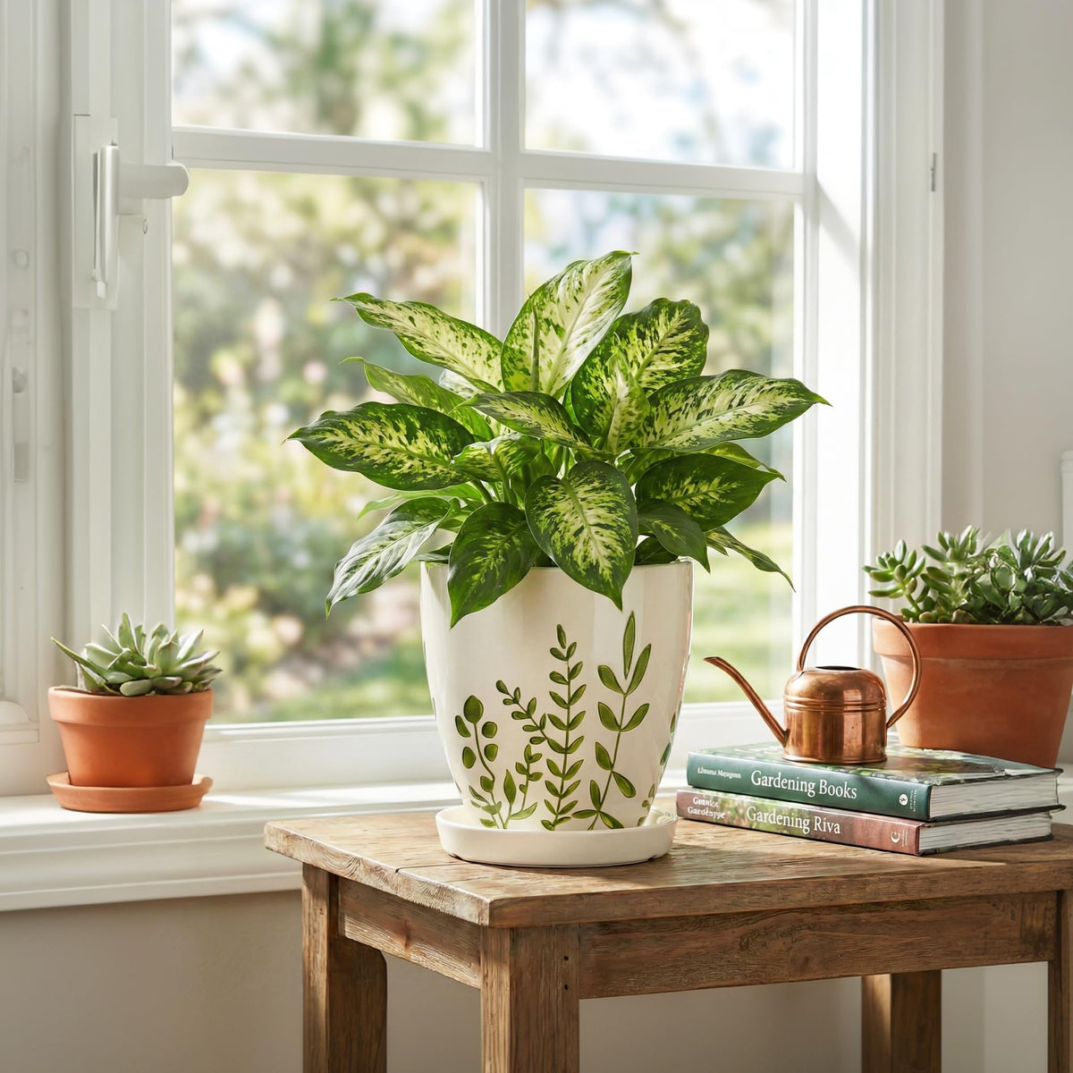 MPotTo 6-inch plant pot ideal for succulents and herbs
