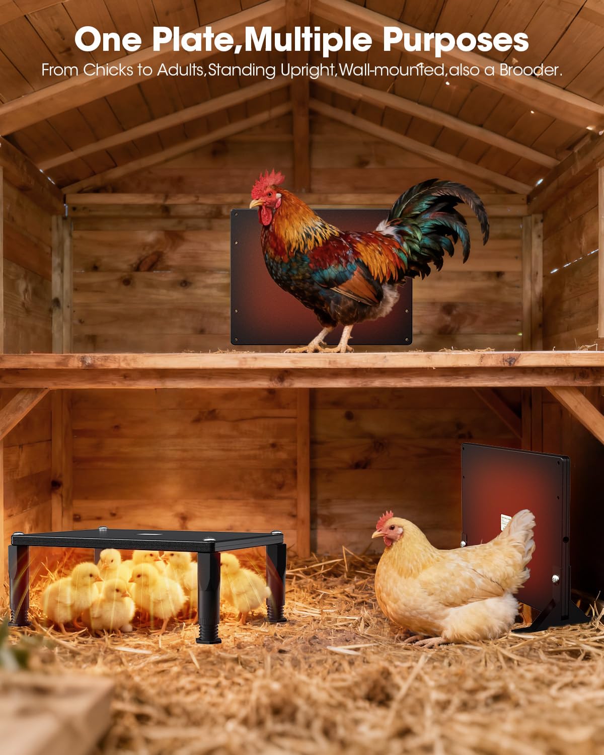 MQAAUP thermostat adjustment lets you dial in precise warmth for all life stages.