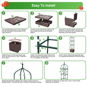MQHUAYU durable brown finish complements outdoor spaces.