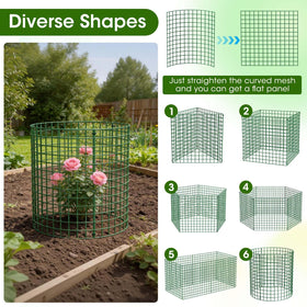 MQHUAYU flexible-growing-space cages adapt to plant size and growth