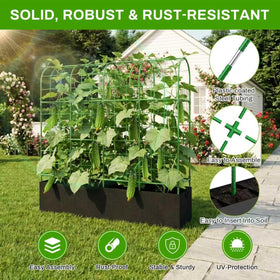 MQHUAYU grow bag promotes healthy root growth with breathable fabric.