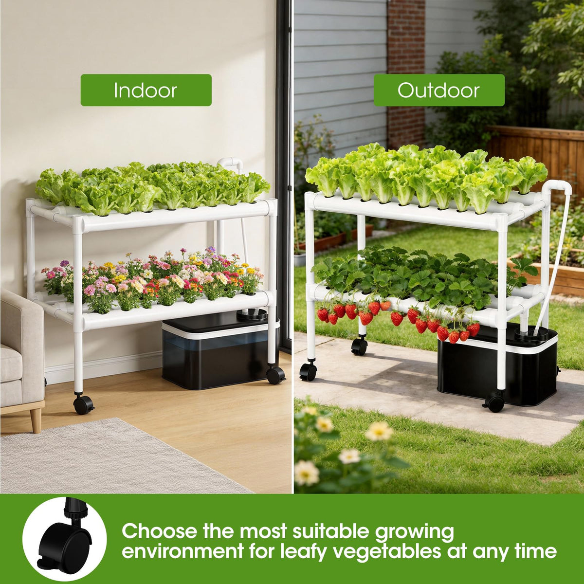 MQHUAYU hydroponics timer system for automatic nutrient circulation
