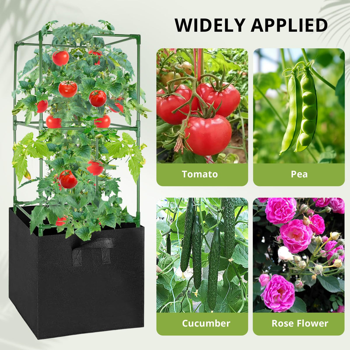 MQHUAYU versatile for indoors or outdoors gardening use.