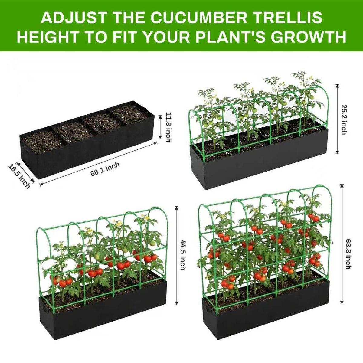 MQHUAYU plant ties keep cucumber and pea vines neatly secured.