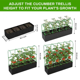 MQHUAYU plant ties keep cucumber and pea vines neatly secured.
