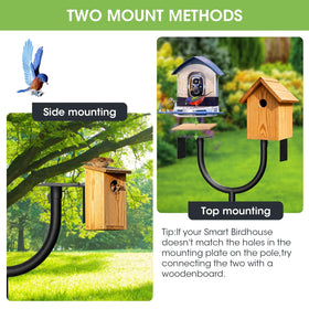 MQHUAYU reinforced base metal pole providing sturdy outdoor support.