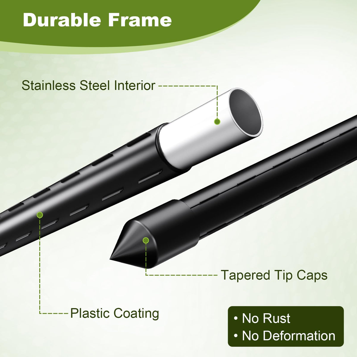 MQHUAYU tool-less connectors enable quick, screwdriver-free assembly.