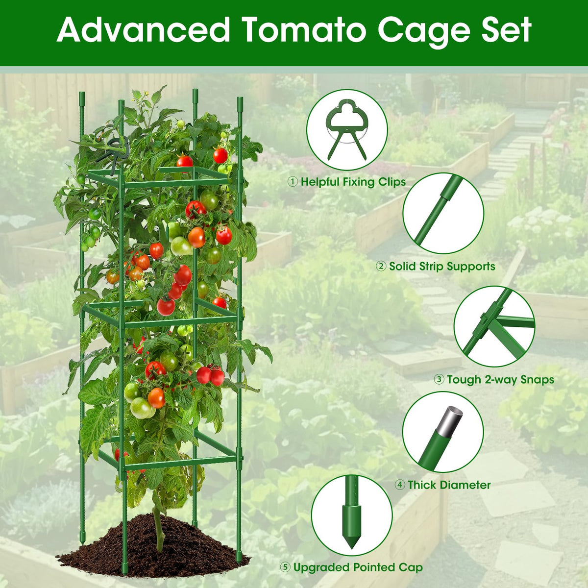 MQJIAZHI adjustable cage adapts from 29 to 55 inches.