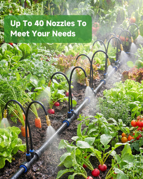 MQJIAZHI automatic watering simplifies plant care for flowers and vegetables.
