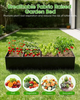 MQJIAZHI breathable grow bag texture promotes aeration and healthier roots
