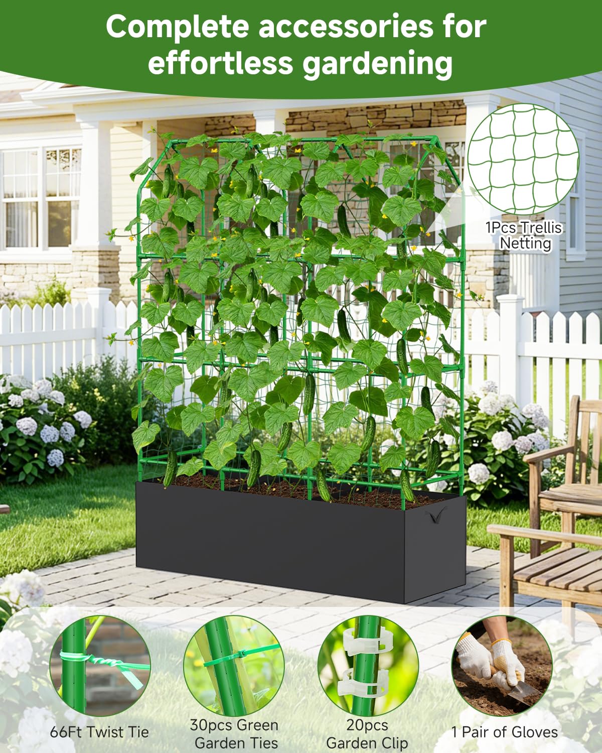 MQJIAZHI climbing plants support system enables even light exposure.