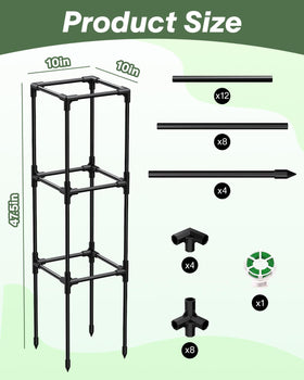 Durable, weather-resistant MQJIAZHI trellis withstands wind and daily use
