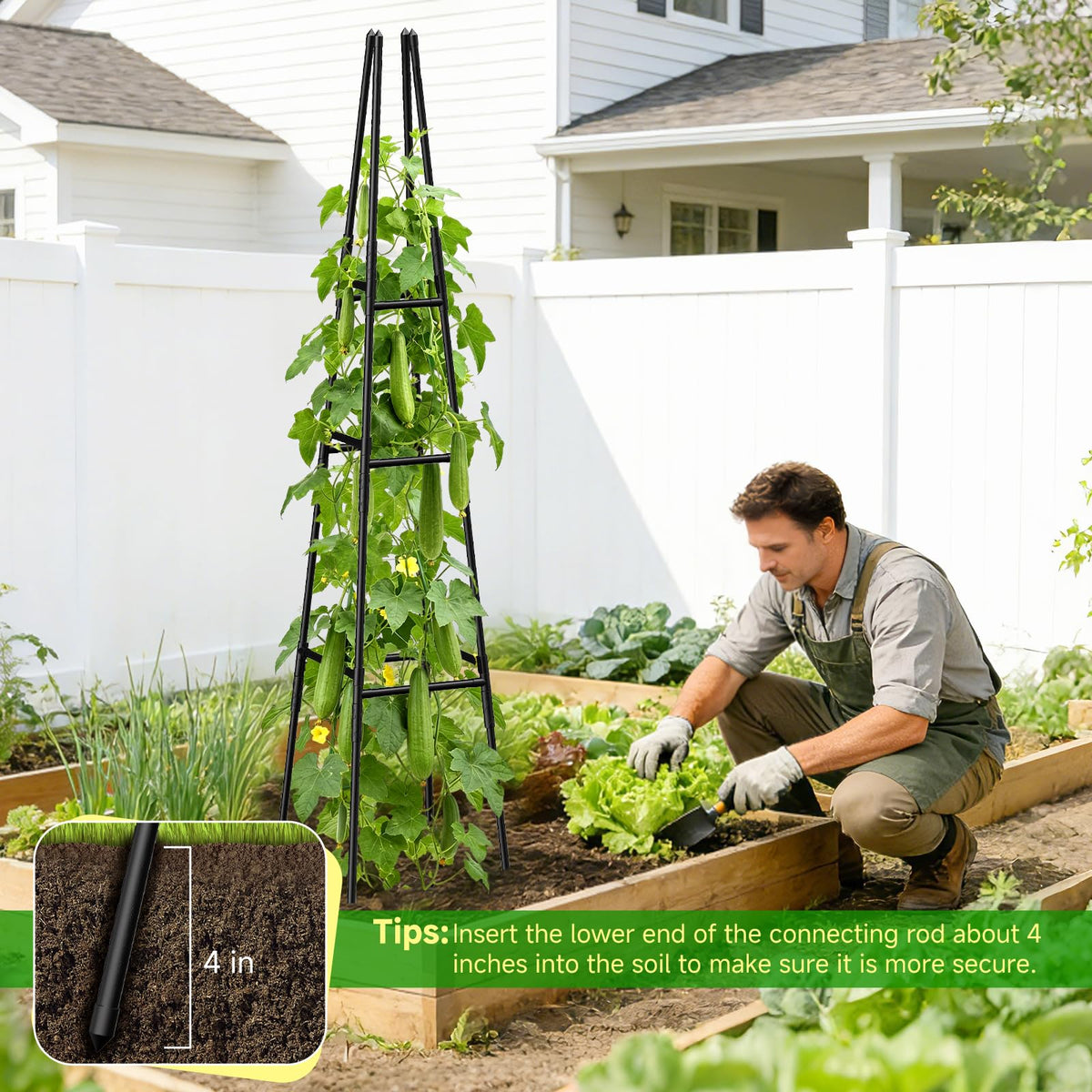 MQJIAZHI garden trellis ideal for climbing roses honeysuckle peas