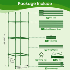 MQJIAZHI tool-free assembly enables quick garden setup.