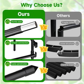 MQJIAZHI open-frame design improves light and air circulation for plants