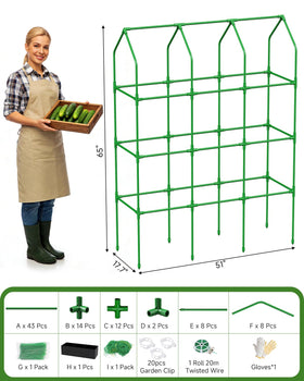 MQJIAZHI planting bag compatible design keeps balcony tidy.
