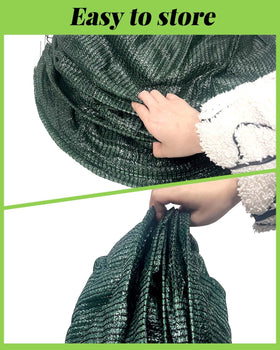MQJIAZHI 10ft greenhouse shade net shows portable design for flexible placement.
