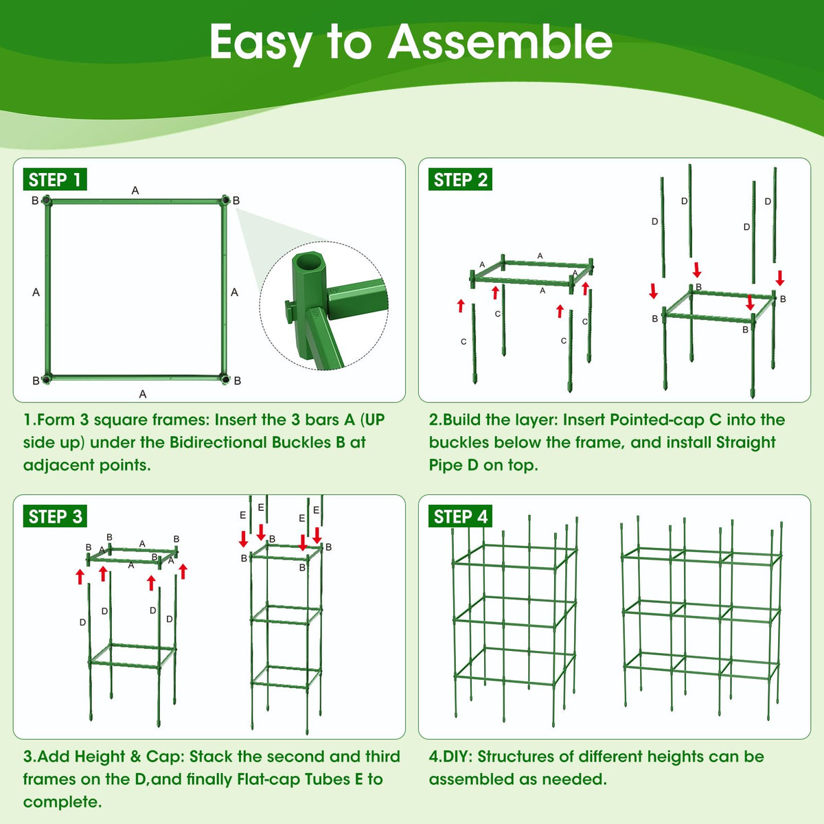 MQJIAZHI rust-resistant steel core with green coating for outdoor durability.