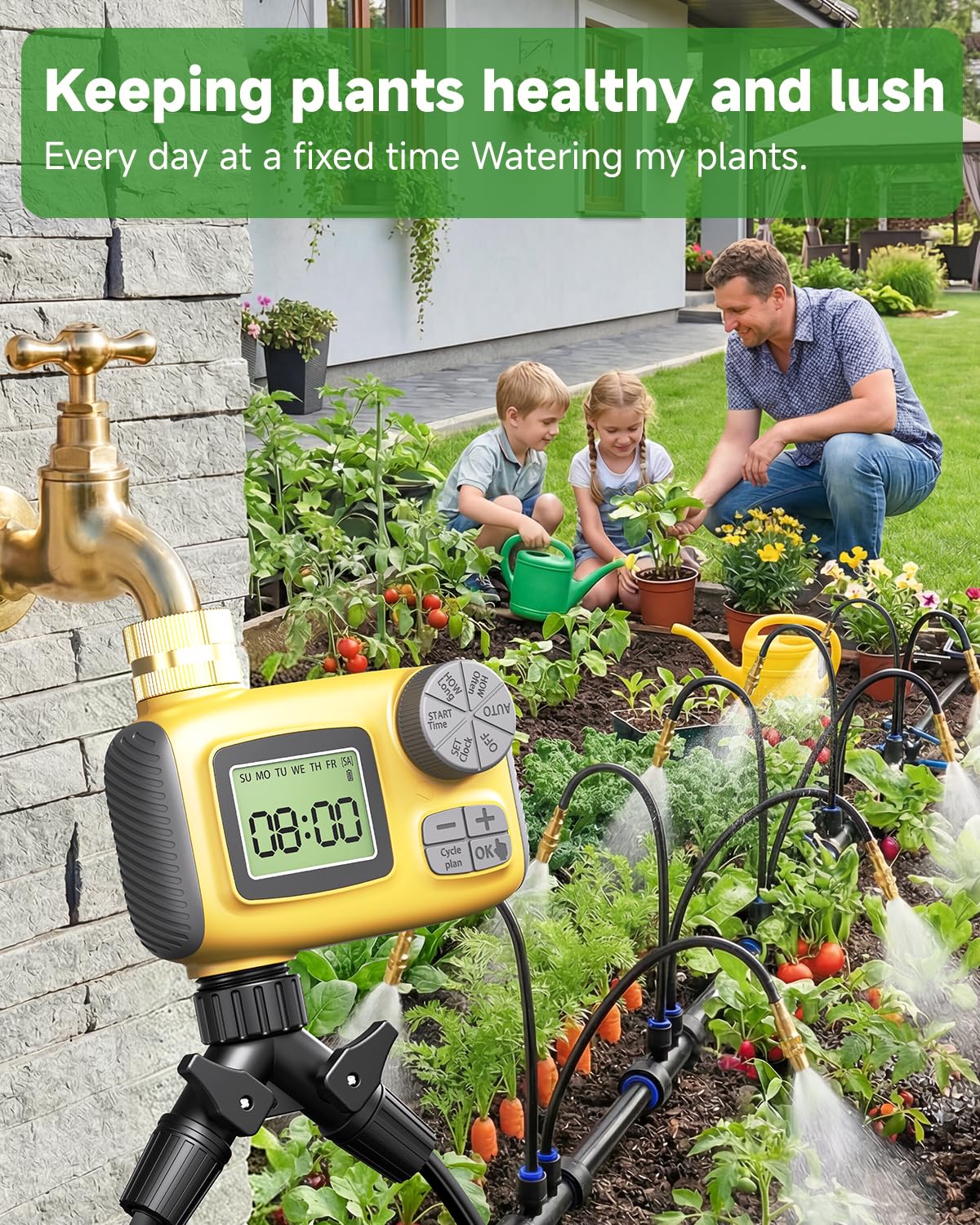 MQJIAZHI tool-free assembly makes setup quick for DIY gardeners.