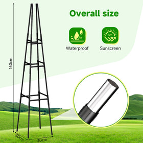 MQJIAZHI trellis easy to assemble without tools for quick setup