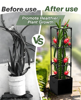 MQJIAZHI vertical garden support enables easy climbing for patio plants.