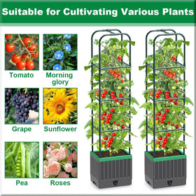 MQJIAZHI weatherproof garden planter suitable for balcony and patio