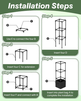 Weather-ready construction supports climbing fruit and flowering plants